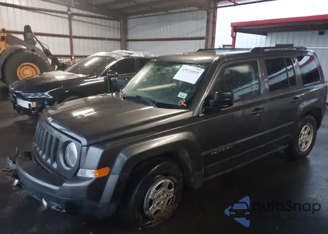 2016 Jeep Patriot Sport из США, поврежденный, VIN 1C4NJPBA4GD687729
